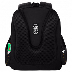 Ранец BRAUBERG KIDS STANDARD, 2 отделения, Fire split, 3D-панель, 36х28х14 см, 273147