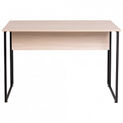 Стол BRABIX "SMART CD-019", 1180х600х770 мм, ЛОФТ, металл/ЛДСП ясень шимо светлый, каркас черный, 641947