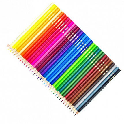 Карандаши цветные KOH-I-NOOR "LION", 36цв., 2,8мм, европодвес, 3555/36, 3555036034KS