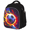 Рюкзак BRAUBERG KIDS MIND с пеналом в комплекте, 2 отделения, "Football", 40х28х18 см, 273178