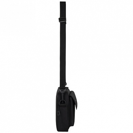 Сумка на плечо HEIKKI ATOM (ХЕЙКИ) два кармана, черная, 17х22х6 см, 272633