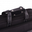 Сумка портфель BRAUBERG CARBON с отделением для ноутбука 15-16", 2 отделения, черная, 31х41х13 см, 240509