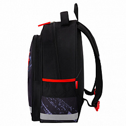 Рюкзак ПИФАГОР SCHOOL, 1 отделение, 3 кармана, "Street race", 38x28х14 см, 273169