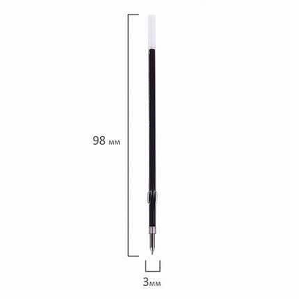 Стержень шариковый с ушками PILOT 98 мм, линия 0,22 мм, КОМПЛЕКТ 2 ШТУКИ, СИНИЙ, узел 0,7 мм, RFNS-GG-F