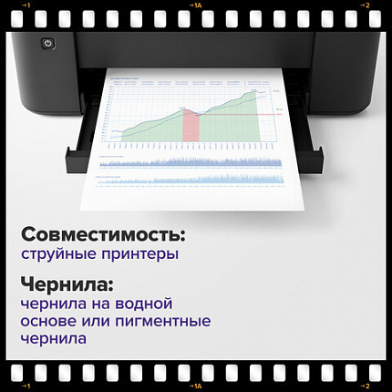 Фотобумага матовая, А4, 90 г/м2, односторонняя, 100 листов, ПАКЕТ, BRAUBERG ORIGINAL, 364424