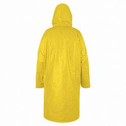 Дождевик плащ на кнопках, EVA, многоразовый прочный, чехол в комплекте, универсальный размер, желтый, SHAMAANI (ШАМААНИ), 610934