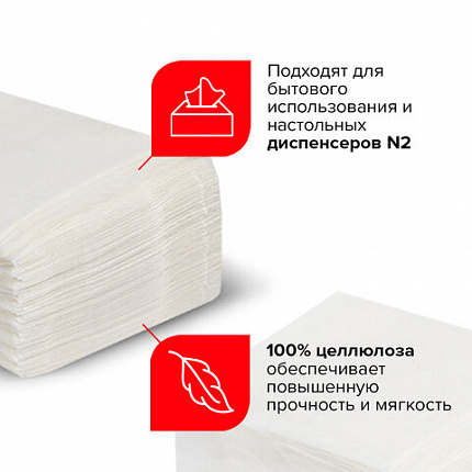 Салфетки бумажные для диспенсера, LAIMA (N2) PREMIUM, 1-слойные, КОМПЛЕКТ 30 пачек по 100 шт., 17x15,5 см, белые, 112509