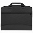 Папка-портфель пластиковая BRAUBERG А4+ (375х305х60 мм), 4 отделения, 2 кармана, на молнии, черный, 225169