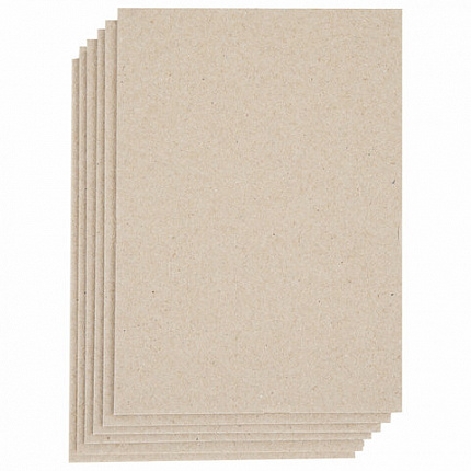 Картон переплетный, толщина 1,5 мм, А6 (105х148 мм), КОМПЛЕКТ 20 шт., BRAUBERG ART, 665561