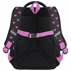 Ранец BRAUBERG LIGHT, 1 отделение, с брелком, "Chic bow", 36х26х13 см, 274386