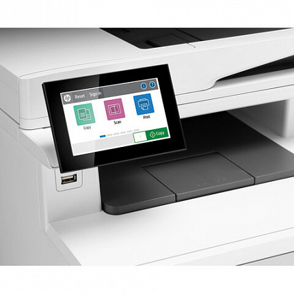 МФУ лазерное ЦВЕТНОЕ HP Color LJ Enterprise M480f "4 в 1", А4, 27 стр./мин., 55000 стр./мес, ДУПЛЕКС, ДАПД, сетевая карта, 3QA55A
