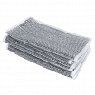 Тряпки-салфетки металлические, сетка-скрабер, 20х20 см, КОМПЛЕКТ 10 штук, для мытья посуды и уборки, не оставляет царапин, LAIMA, 700065