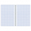 Тетрадь А4, 96 л., ОФИСМАГ, гребень, клетка, обложка картон, ОДНОТОННАЯ, 402794