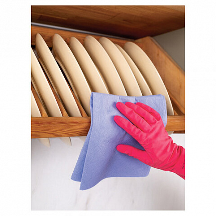 Салфетки универсальные, 38х38 см, КОМПЛЕКТ 3 шт., 110 г/м2, вискоза, PACLAN "Practi Universal", 410018