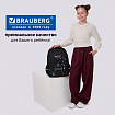Рюкзак BRAUBERG SOFT, 2 отделения, 3 кармана, "Кот с характером", СВЕТЯЩИЙСЯ, 40х31х15 см, 274401