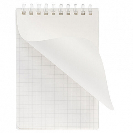 Блокнот МАЛЫЙ ФОРМАТ А6 80 л., мягкий гребень, пластик, фольга, клетка, HATBER, NATURAL LEAVES, 090242, 80Б6A1мс_33480