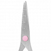 Ножницы BRAUBERG KIDS 130 мм, ручки розовые, закругленные лезвия с линейкой, 274063
