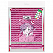 Мешок для обуви BRAUBERG KIDS, светоотражающая полоса, 46х36 см, "Anime style", 272391