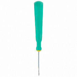 Шило с ушком, общая длина 145 мм, d=3 мм, прорезиненная ручка, STAFF, 238114