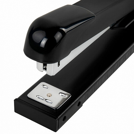 Степлер брошюровочный №24/6, 26/6 STAFF "Manager", до 25 листов, черный, 272753