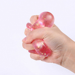 Игрушка-антистресс "ШАР С БЛЕСТКАМИ", 6 см, ассорти, 4 цвета, JOLLY JOT (ДЖОЛЛИ ДЖОТ), 665803