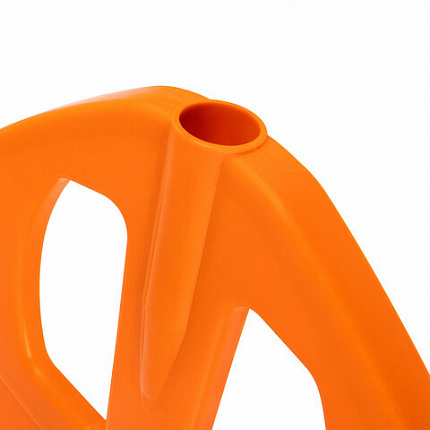 Грабли веерные пластиковые 23 зуба "ПАВЛИН", ширина 50х42 см, БЕЗ ЧЕРЕНКА, тулейка 25 мм, ГРАНДМАСТЕР, 700350