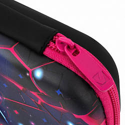 Пенал BRAUBERG, 1 отделение, 1 откидная планка, EVA, 22х10х5 см, "Pink lava", 273509