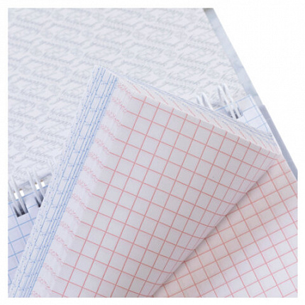 Блокнот МАЛЫЙ ФОРМАТ А6, 80 л., гребень, твердый картон, клетка 2 цв., HATBER, "Носики-курносики", 082842, 80ЗКтд6В1гр_301