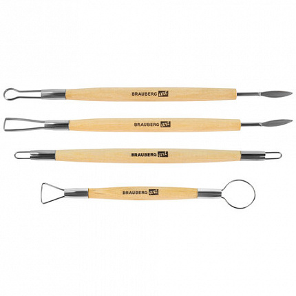 Набор инструментов для лепки и моделирования, 30 шт. в скрутке, BRAUBERG ART CLASSIC, 271176