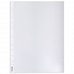 Папки-файлы перфорированные А4 ОФИСМАГ "Стандарт", КОМПЛЕКТ 100 шт., матовые, 30 мкм, 222095