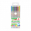 Ручки гелевые КЛАССИЧЕСКИЕ BRAUBERG KIDS "CUTE ANIMALS", НАБОР 6 ЦВЕТОВ, корпус с печатью, узел 1 мм, линия письма 0,7 мм, 144441