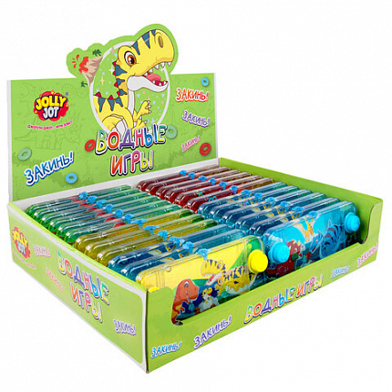 Водная игра ДИНОЗАВРИКИ, 15х7 см, колечки, ассорти, 4 вида, JOLLY JOT (ДЖОЛЛИ ДЖОТ), 665998