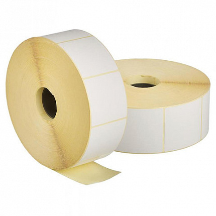 Этикетка ТермоЭко (58х60 мм), 3000 этикеток в ролике, светостойкость до 2 месяцев, 129998