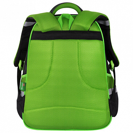 Рюкзак BRAUBERG KIDS FLOSSY, 2 отделения, 3 кармана, "Galaxy Dino", 3D-панель, 40х28х18 см, 273182
