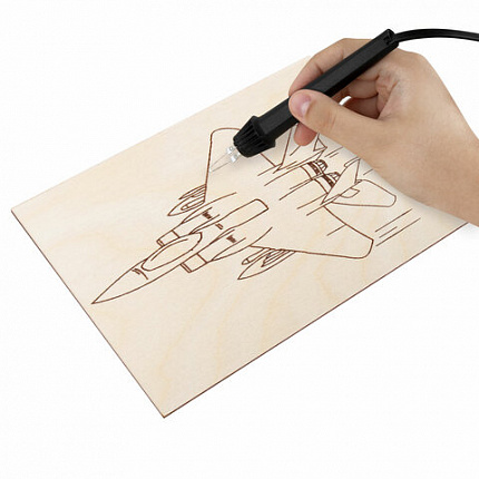 Заготовки деревянные для выжигания "Военная техника", 5 шт., 10 рисунков, 15х21 см, BRAUBERG HOBBY, 665308