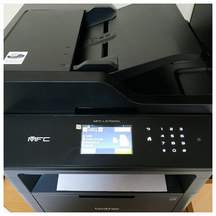МФУ лазерное BROTHER MFC-L5700DN "4 в 1", A4, 40 стр./мин., 50000 стр./мес., ДУПЛЕКС, АПД, сетевая карта, MFCL5700DNR1