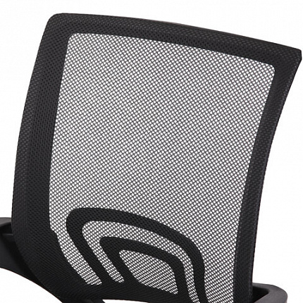 Кресло CROMEX (КРОМЕКС) "Top CH-695", с подлокотниками, сетка/ткань TW, черное, 533065