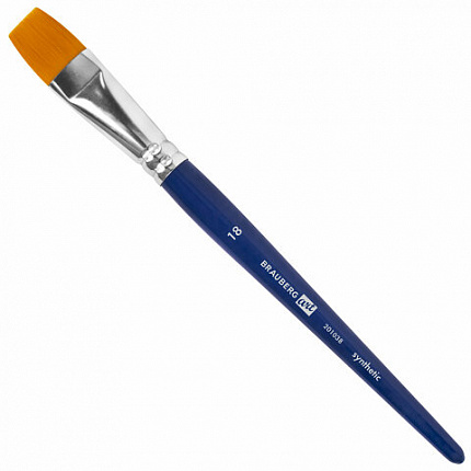 Кисти художественные набор 2 штуки, синтетика (плоские №14, 18) BRAUBERG ART DEBUT, К