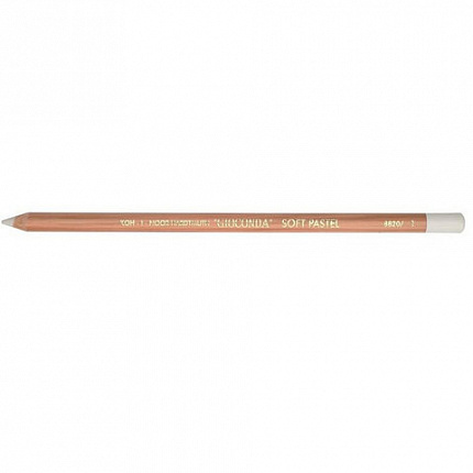 Карандаш пастельный художественный KOH-I-NOOR "Gioconda", 1 шт., титановый белый, 8820001001KS