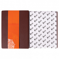 Альбом нумизмата для 90 монет (диаметр до 32 мм), 145х185 мм, коричневый, ОСТРОВ СОКРОВИЩ, 237959