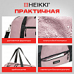 Сумка спортивная HEIKKI EFFECT (ХЕЙКИ), металлическая фурнитура, пыльная роза, 26x48x21 см, 272624