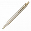 Ручка шариковая PARKER "IM Professionals Monochrome Champagne", корпус шампань, сталь, синяя, 2172956