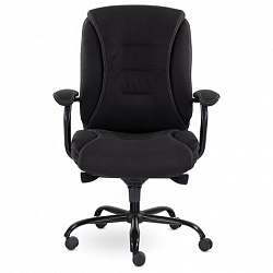 Кресло офисное "Ровер" CH-708, усиленное, НАГРУЗКА до 150 кг, ткань, черное