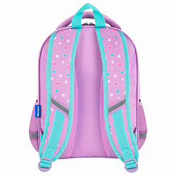 Рюкзак BRAUBERG OPTIMA, 2 отделения, с брелоком, "Funny kittens", 36х27х18 см, 273156