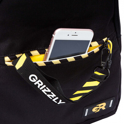 Рюкзак GRIZZLY школьный, анатомическая спинка, 2 отделения, для мальчиков, "STRIPES", 43х31х20 см, RU-531-4/1