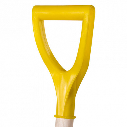 Лопата совковая из рельсовой стали ГРАНДМАСТЕР, 23х28 см, высота 130 см, деревянный черенок, 606554