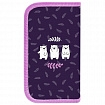Пенал ПИФАГОР, 2 отделения, ламинированный картон, 19х11 см, "Happy bear", 272246