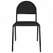 Стул для посетителей "Серна", черный каркас, ткань черная, СМ 7/22 Т-11