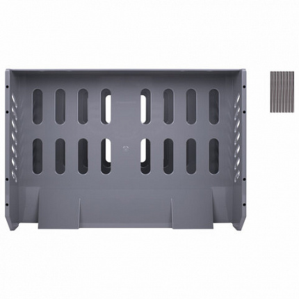 Лотки горизонтальные для бумаг, КОМПЛЕКТ 3 шт., 335х232х246 мм, серый, BRAUBERG FILE, 238108, ЛТ560