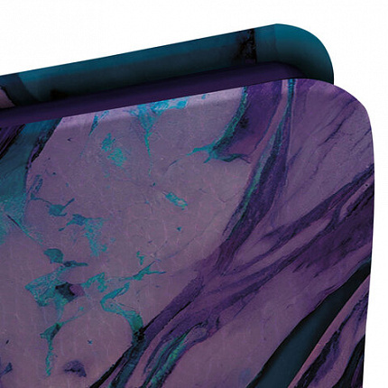 Еженедельник датированный 2026 МАЛЫЙ ФОРМАТ 95х155 мм, А6, BRAUBERG "Vista", под кожу, "Мрамор", 117202